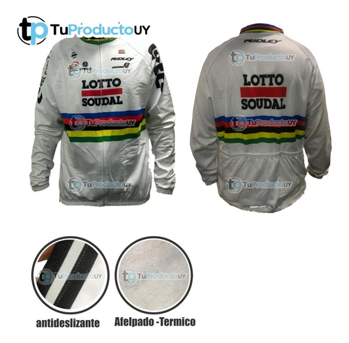 Campera Ciclismo Afelpada Térmica Bicicleta - Tuproductouy