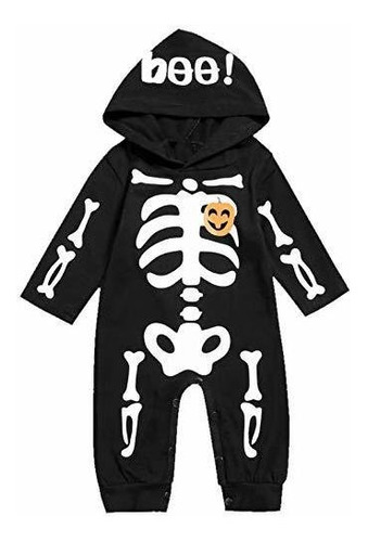 Singcoco Bebé Halloween Costume Outfit Skeleton 6pnk4