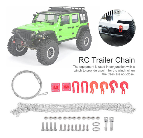 Rc Car Universal Rescue Hebilla Cadena Remolque Cuerda