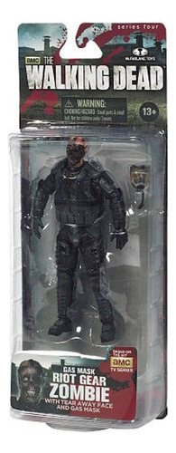 Figura De Ação Mcfarlane Toys Riot Gear Gas Mask Zombie