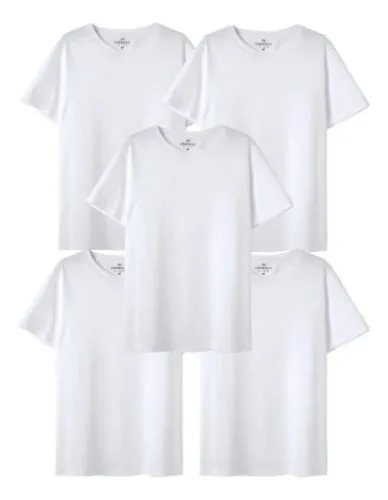 Kit 05 Camisetas Slim Gola Careca Masculina -hering Menor preço em Kit 05 Camisetas Slim Gola Careca Masculina -hering