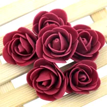 Comprar 30 Rosas De Eva Soltas Sem Cabo Enfeite Arranjo Flores 35mm