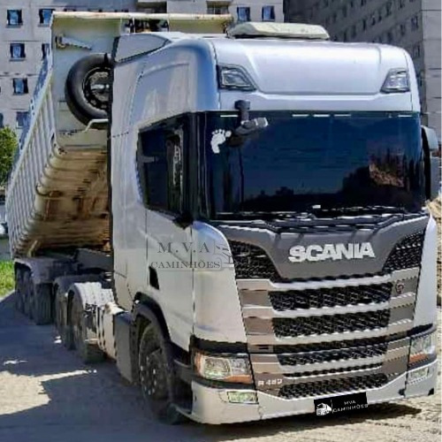 Scania R450 6x2 Ano 2020 Único Dono C/ Caçamba 25m Ano