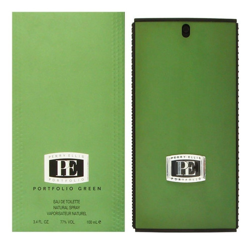 Perfume Portafolio Green De Perry Ellis 100ml. Caballero