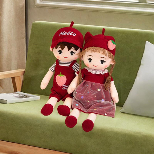 2 Uds Juguetes De Peluche Pareja Muñeca 60 Centímetros