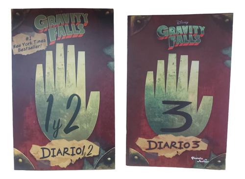 Libros Diario 1y2 + Diario 3 De Gravity Falls