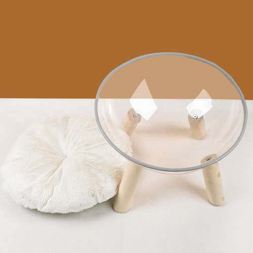 Cama Para Gatos Space Capsule, Cama Para Gatos Transparente