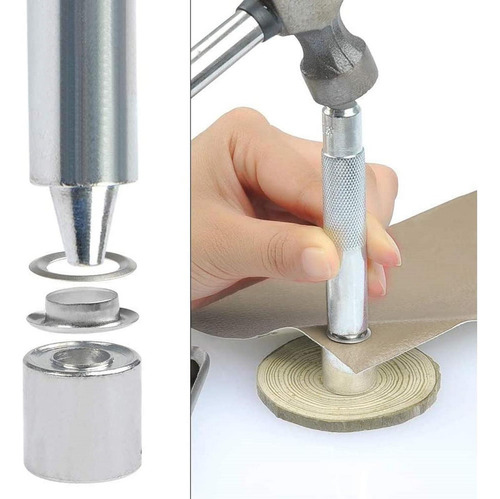 De Ilhós De 12 Mm Com Ferramenta De Fixação De Arruela