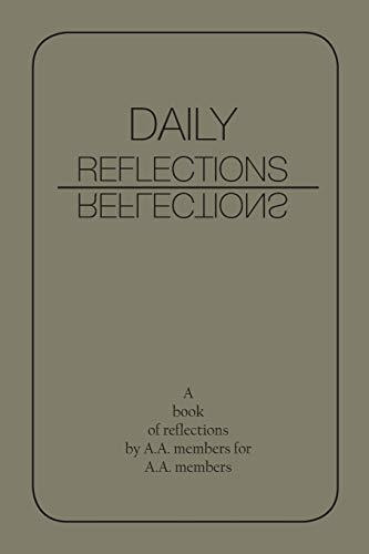 Book : Daily Reflections A Book Of Reflections By A.a. _s