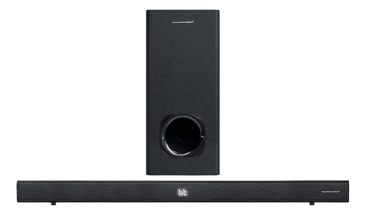 Audiobahn Asbar800pack barra de sonido con subwoofer 2.1 color negro