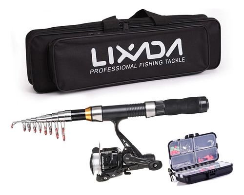 Kit Completo Lixada Fishing Rod Reel Combo De 2,1 M/2,3 M