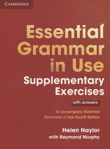 Libro Cambridge University Press Essential Grammar In Use