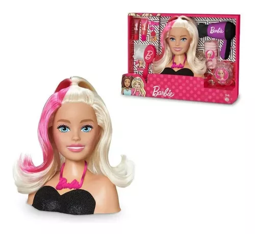 Barbie Styling Head Hair Boneca Para Maquiar - Pupee - Fabrica da Alegria