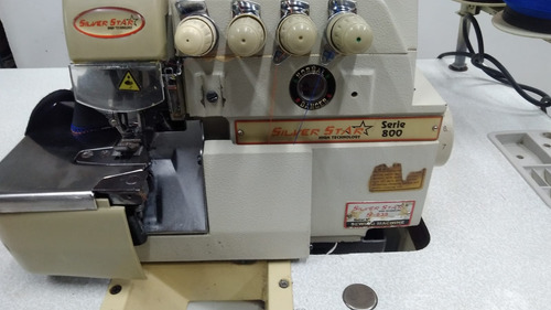 Maquina Overlok Ponto Cadeia Silver Star S-800 110/22v Usada Bege (Usado)