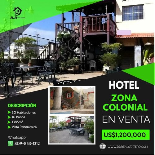 Hotel Amueblado En La Zona Colonial - En Venta