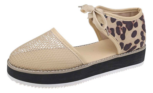 Sandalias Casuales Transpirables Para Mujer, Tela De Malla C