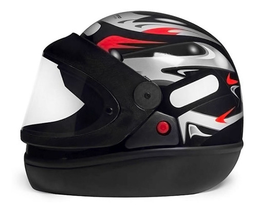 Capacete San Marino Grafic Moto Integral Fechado Todas Cores Cor Preto Tamanho do capacete 60