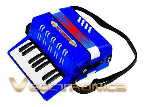 Acordeon Fabuloso Profesional Con 8 Botones Y 17 Teclas Toca