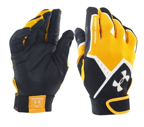 Guantes Guanteletas Beisbol Under Armour Larga Amarillo