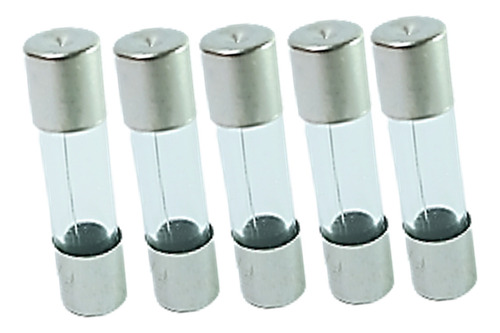 5pz Fusible Vidrio Europeo 5a 250v - Fusión Rápida