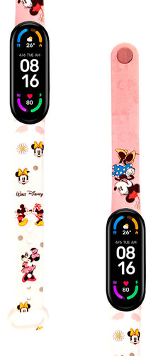 Correa Compatible Para Xiaomi Mi Band 5 Y 6 Minnie Mouse