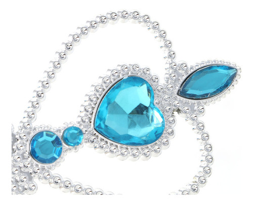 Peruca E Luvas Frozen Elsa Anna Tiara Princess Crown Christ