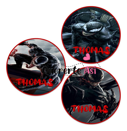 Kit Imprimible Express Personalizado - Venom