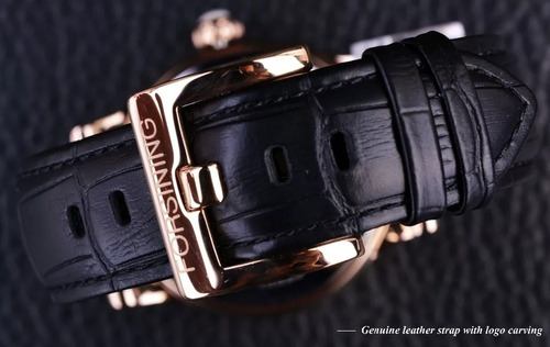 Relógio Automático Tourbillon, Elegante, Sofisticado.