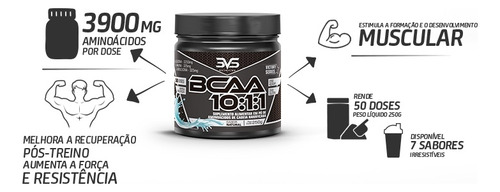 Bcaa 10:1:1 (250g) - Sabor: Maracujá Maracujá
