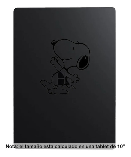 Etiqueta Sticker 10cm Snoopy Bailarin L1-2