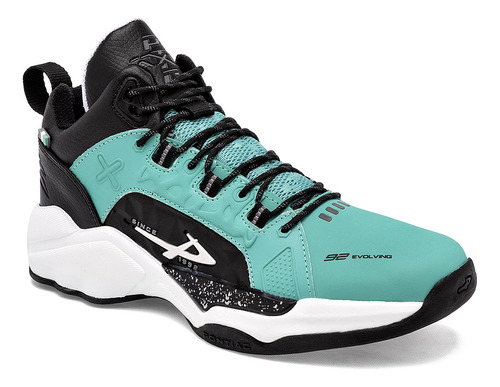 Tenis Basquetbol Hombre Pontiac Verde 125-669