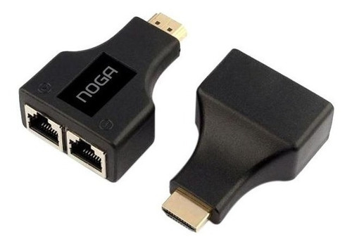 Extensor Hdmi Noganet 30m Via Cable De Red 