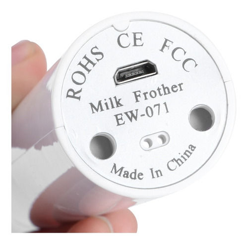Imagen 7 de 10 de Batidor Eléctrico Usb Para Espumar Huevos, Leche O Café