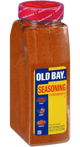 Old Bay Condimento, 24 Onzas, Un Recipiente De 24 Onzas De C