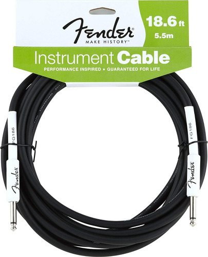 Cable Fender 5,5 Metros Para Instrumento Plug Plug Cuo