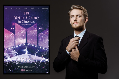 Poster De Bts El Grupo Coreano En Concierto