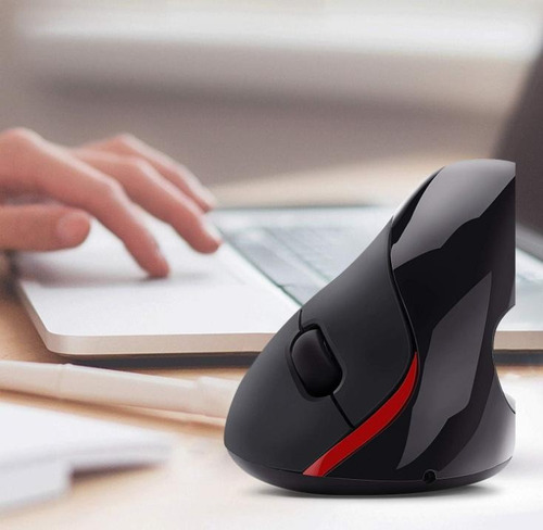 Ratón Vertical Ergonómico Inalámbrico De 2,4 G, Recargable,