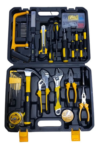 Kit Ferramentas Com Maleta Completa Profissional Preto