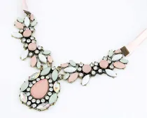 Comprar Collares Maxi Grande Con Cristales Para Vestido Blusa