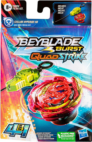 Beyblade Burst Quadstrike Stellar Hyperion K Original Hasbro