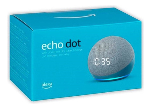 Echo Dot  Con Reloj Alexa- Amazon 4 Generacion