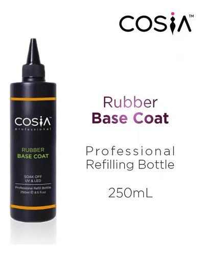Base Rubber Clear 250 Ml Cosia
