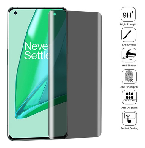 Compatible Para Oneplus 9 Pro Película De Vidrio 3d De 0,3
