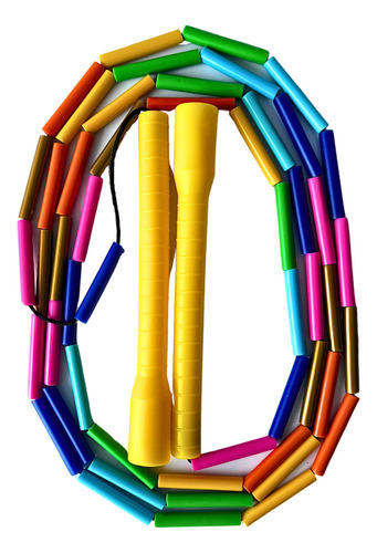 Corda De Pular Ajustável Beaded Rope Jump Dance Freestyle Cor Sunset Ll