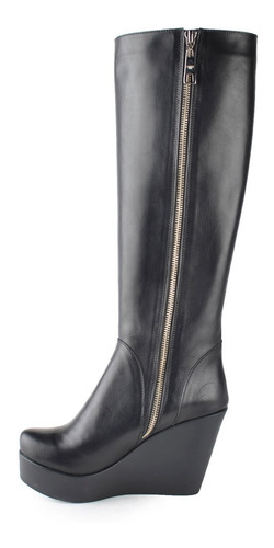 Imagen 5 de 5 de Botas De Montar Mujer De Cuero Bucaneras Siberia - Ferraro -