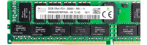 Sk Hynix 32gb Pc4-2666v-r Ddr4 Ecc 2rx4 Hma84gr7mfr4n-vk