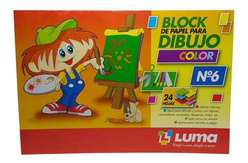 Block De Dibujo Luma N° 6 Color