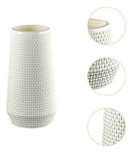 Li Vaso De Arte Moderna Em Pp, Enfeite De Mesa 10,5x25,5 Cm