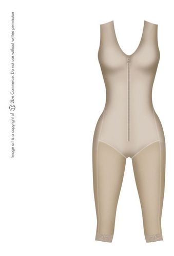 Imagen 4 de 5 de Faja Colombiana Salome Lipoescultura Con Brassiere 523 Beige