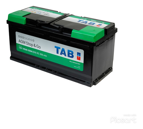 Bateria Tab Carro Agm Start Stop L6-1500  1440 Amp